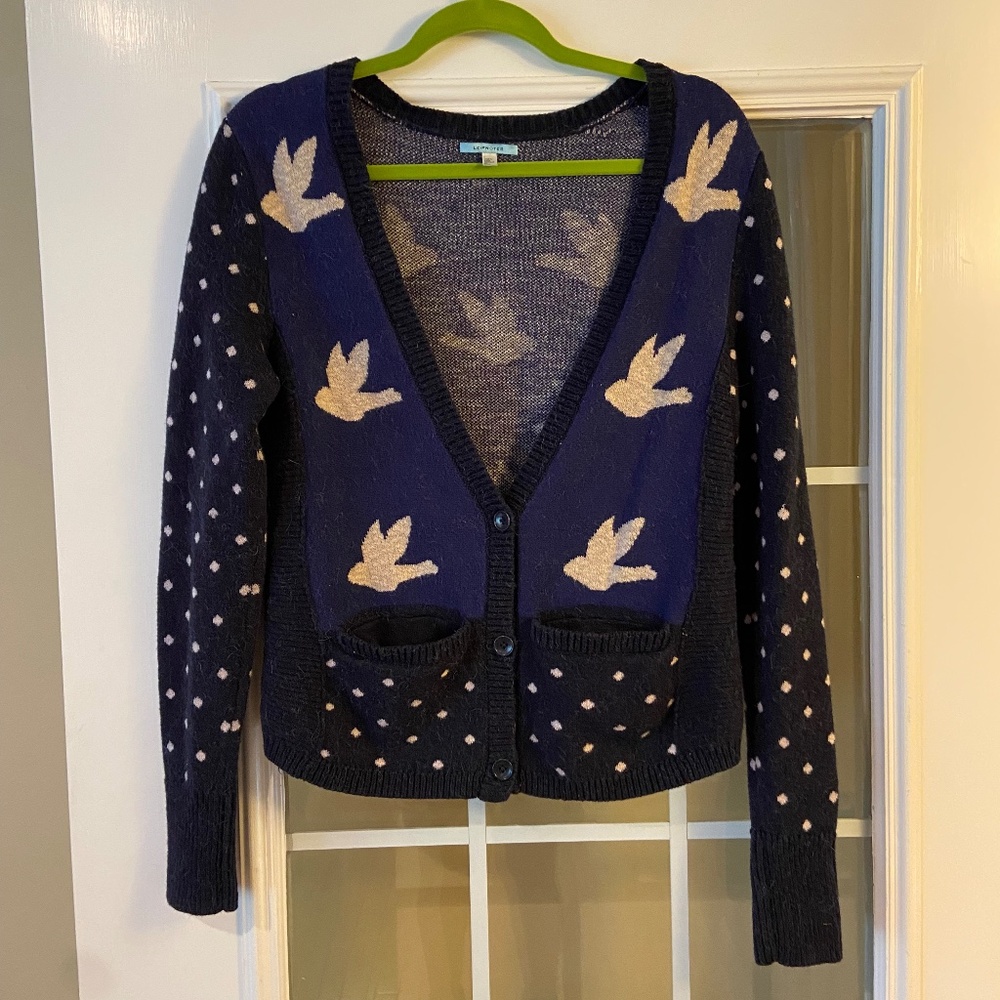 Anthropologie Leif notes cardigan